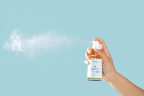 LOLLYBAT Ingrown Hair Treatment Spray 4 oz | Prevent &Treat Razor Burn, Ingrown Hairs, Hair Bumps, Bikini Bumps | Post-Wax Exfoliant for Women, Men & Teens | Natural Ingredients | Made in USA