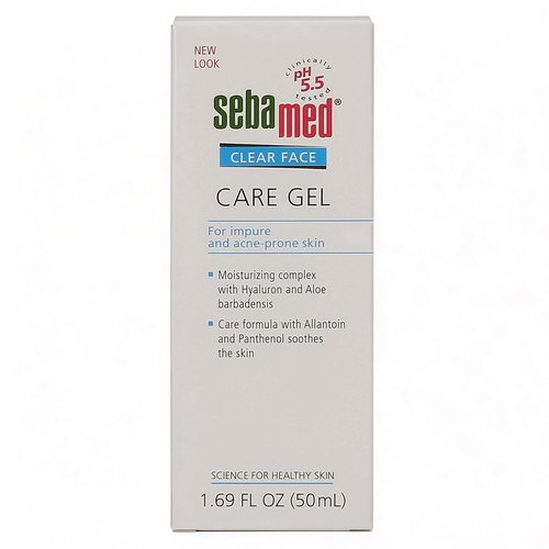 Sebamed Clear Face Care Gel - Aloe Vera & Hyaluronic Acid for Acne-Prone Skin | 50mL Made in Germany