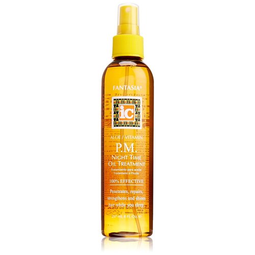 Fantasia | PM Night Oil Treatment - Nourishing Hair Oil for Softness & Shine | 8 Ounces