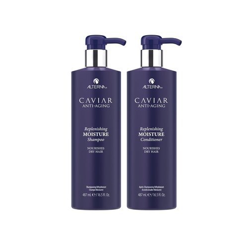 Alterna CAVIAR Anti-Aging Replenishing Moisture Shampoo - Hydrates & Restores Dry Hair | Sulfate Free