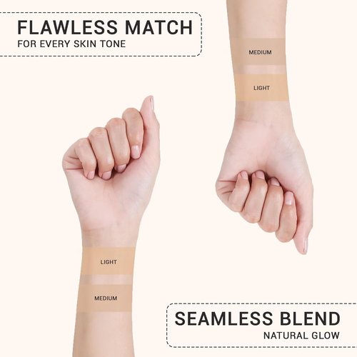 Lx Blend Bye Bye Foundation - Oil-Free Matte Coverage Moisturizer with SPF 50 | Medium 1 FL OZ
