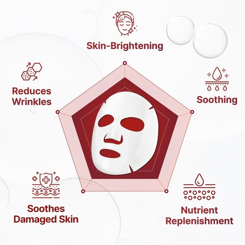 CENTELLIAN 24 Madeca Derma Face Mask (Intensive, 10pc) - Soothing Cotton Sheet Mask for Sensitive, All Skin Types, 24-Hour Hydration. Premium Korean Skin Care. TECA, Centella Asiatica, Madecassoside