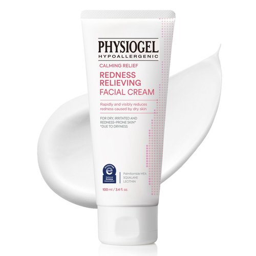 Physiogel Redness Reducing Cream – Ceramide Moisturizer for Dry, Sensitive & Redness-Prone Skin, Repairs Skin Barrier, Dermatologist-Tested, Fragrance-Free, Korean Skincare, 3.4 fl oz