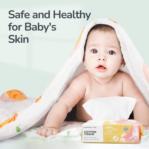 Disposable Face Towel 200 Cont, 7.9"X7.9"Clean Face Towelettes for Washing Face, 100% Cotton Soft Dry Wipe, Biodegradable Face Towels & Facial Tissuel Travel Size for Cleaning,Makeup Removal