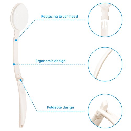 Lotion Applicator for Back,Legs,Feet, Self Application of Sunscreen, Sunless Self-Tanning, Skin Cream, Acne, Back Applicator for Lotion for Women