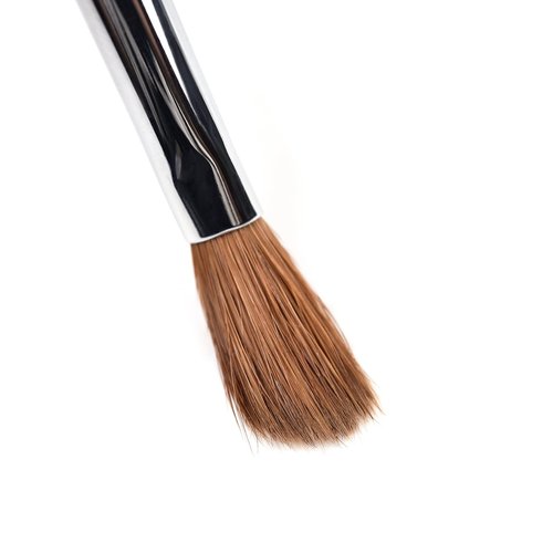 KADS 6# re Kolinsky Hair Bristles Acrylic Nail Brush Oval Crimped Shaped RedWood Handle Professional Salon Quality (6#)