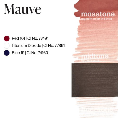 Perma Blend - Mauve - Mauve Tattoo Ink for Permanent Makeup - Lip Blush Microblading Ink to Enhance Color - Lip Blushing & Tattoo Supplies - Vegan (0.5 oz)