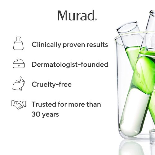 Murad Hydration Bundle - Gentle Exfoliating Cleanser & Nutrient-Charged Water Gel | 6.75 oz & 1.7 fl oz
