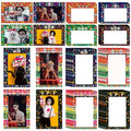 48 Pcs Day of the Dead Photo Frame Set - Sugar Skull Paper Frames with Styles & Assembly