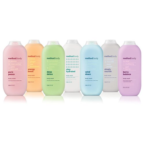 Method Body Wash, Wind Down, 18oz (Pack of 3)