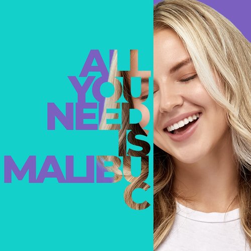 Malibu C Blondes Enhancing Shampoo - Sulfate-Free Purple Shampoo for Blondes - Helps Preserve Highlights & Remove Brassiness - Moisturizing & Revitalizing Hair Care (33.8 oz)