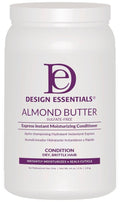 Design Essentials Almond Butter Conditioner - Instant Hydration for Dry, Brittle Hair | 64 oz