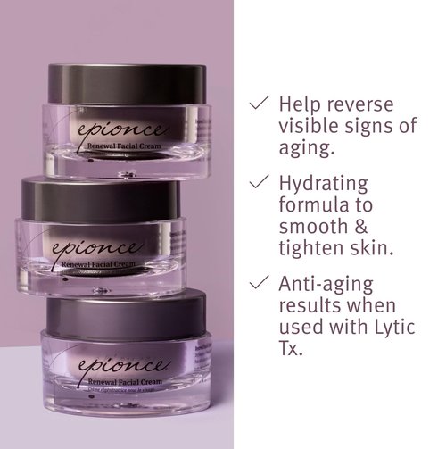 Epionce Renewal Facial Cream - Hydrating Anti-Aging Moisturizer for Sensitive Skin | Reduces Fine Lines & Wrinkles