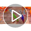 Halloween Pumpkin Carving Kit with 7 Tools & Purple Storage Bag - DIY Jack O Lantern