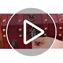Vintage Wooden Treasure Chest Box with Lock for Jewelry Coins Storage Kids Gift