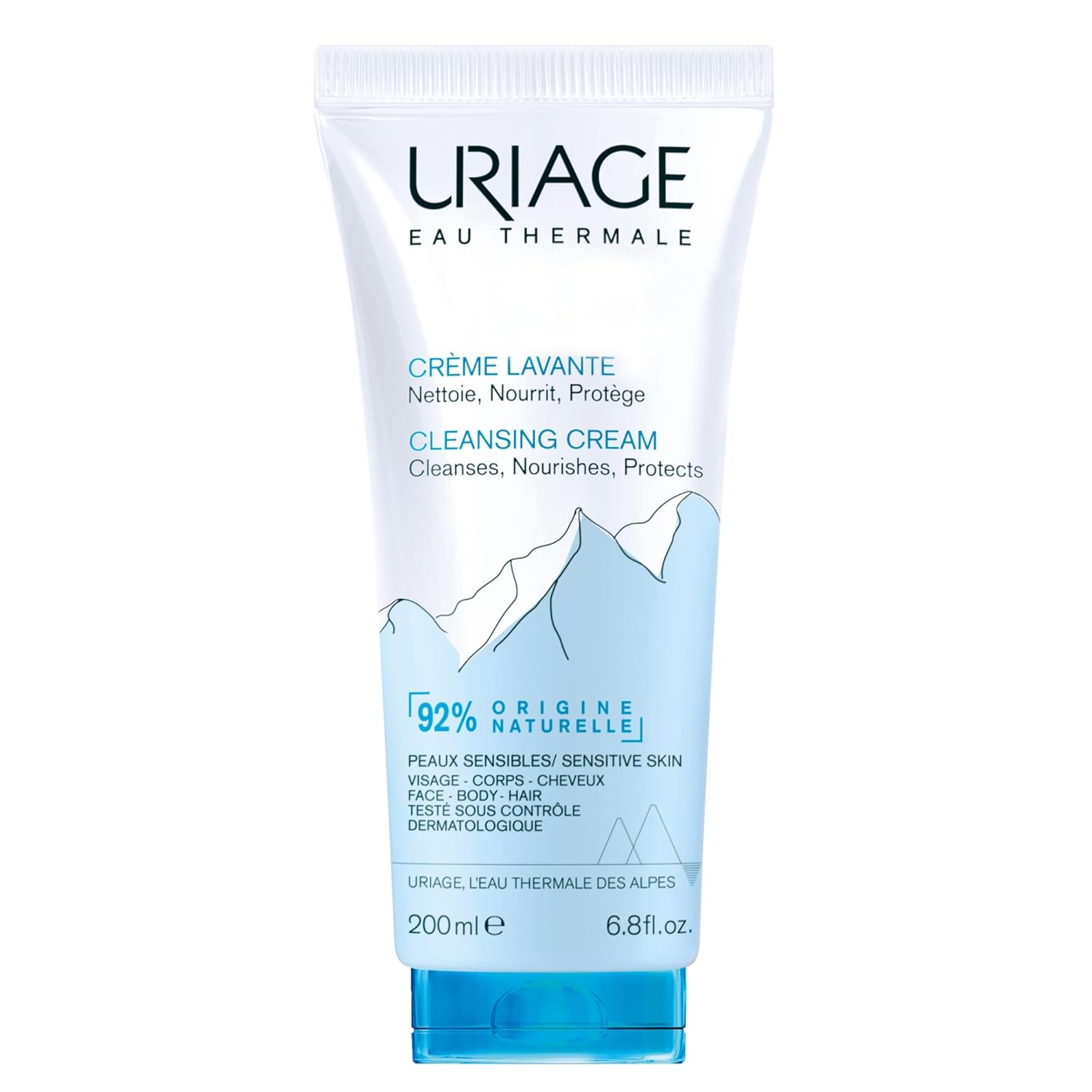 Uriage Daily Moisturizing Cleansing Cream - 2-In-1 Body Wash With Shea Butter | Nourishes & Cleanses, Soap-Free