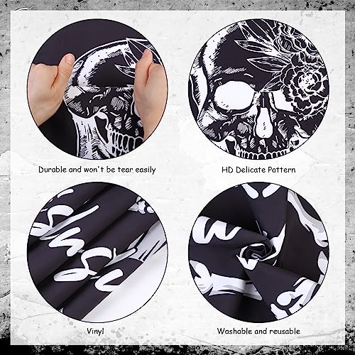 Halloween Balloon Garland Kit with Ghost & Bat Foil Balloons, Baby Shower Decorations