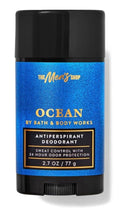 Bath & Body Works Antiperspirant Deodorant With 24-hour Sweat and Odor Protection For Men 2.7 Ounce (2.7 Ounce (Pack of 1), Ocean)