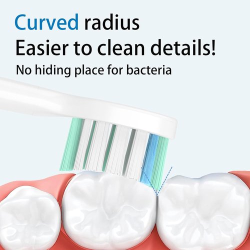 Philips Sonicare Toothbrush Replacement Heads - 12 Pack White for Superior Oral Care