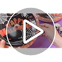 Halloween Paper Plates and Napkins Set - Spider Web Design, Serves 50