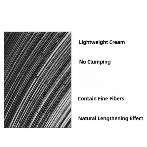 Skiennix Black Mascara - Comb Brush for Defined Lashes | No Clumping, Smudge-Proof, Waterproof