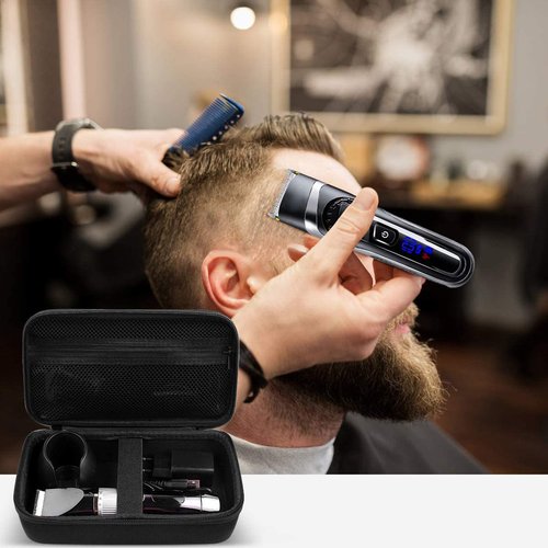 Comecase Case for Hatteker/for oneisall/for Ufree/for Novah Hair Clipper, Beard Trimmer Organizer Storage for Men Hair Cutting Kit Precision Shaver, with Inner Net Bag for Grooming Kit (Case Only)