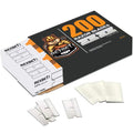 REXBETI 200PCS Single Edge Razor Blades, Industrial Razor Blades for Scraper, Suitable for Removing Labels, Decals, Stickers and Old Paint