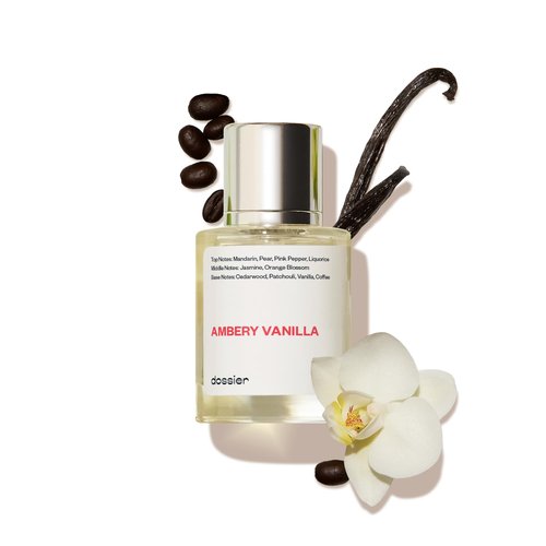 Dossier Ambery Vanilla Eau de Parfum 1.7Oz | Inspired by YSL Black Opium - Long-Lasting Feminine Fragrance