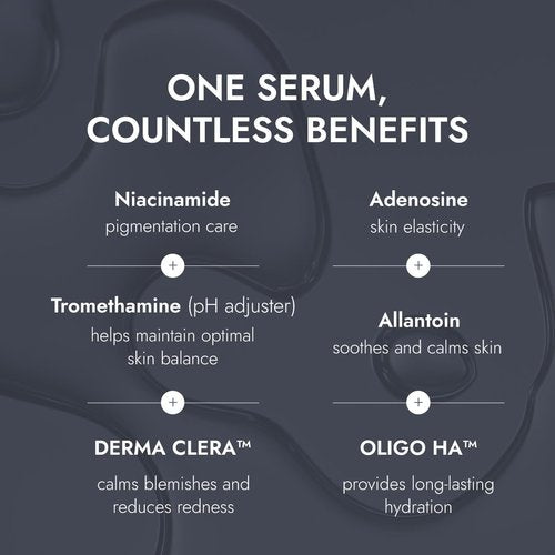 MIZON 7 Vegan Peptide Booster Serum Korean Anti-Aging Face Serum with Niacinamide & Hyaluronic Acid Hydrating Firming & Smoothing Skincare for Fine Lines & Skin Repair – 5.07 fl oz