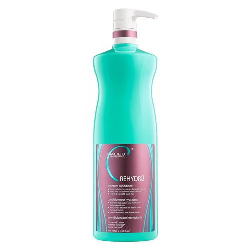 Malibu C REHYDR8 Moisture Conditioner - Hydration Boosting Formula for Dry, Brittle Hair - Revives All Hair Types