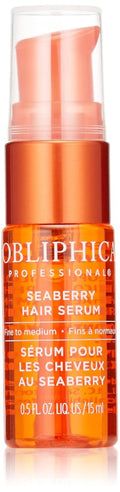 Obliphica Seaberry Leave-In Hair Serum - Nourishing Vitamins & Omegas for Frizz-Free Hair | 0.5 Fl Oz