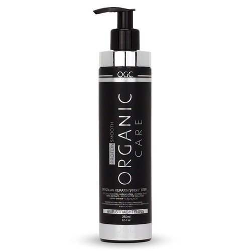 Organic Care Cosmetics Brazilian Keratin Treatment Complex - Hair Straightening Blowout | 8.5 fl oz (250ml)