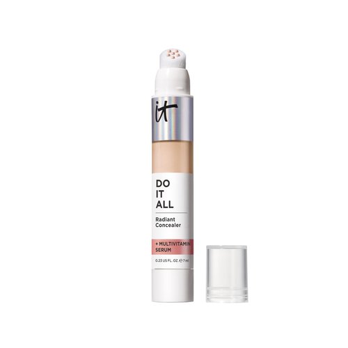 IT Cosmetics Do It All Radiant Concealer ­­– Makeup Concealer – Hydrate & Brighten – Creaseless Medium Coverage & Radiant Finish ­­– Niacinamide & Hyaluronic Acid - Light Neutral, 0.2 Fl Oz