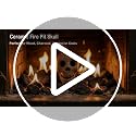 Light Brow 12 Pcs Fire Pit Skull Decor Reusable Ceramic Skeleton Heads for Halloween & Outdoor Fireplaces