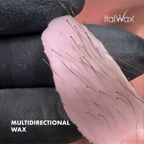 Italwax Face Selfie 500g / 1.1lb - Delicate hard wax for face with oil complex - Perfect for waxing eyebrows, upper lip and sideburns
