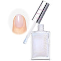 Beetles Nail Polish - Fast-Drying Jelly White Glitter Nail Concealer | 0.51 FL OZ for Strengthening Thin Nails