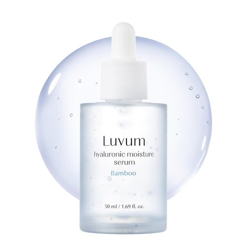 Luvum Bamboo Hyaluronic Moisture Serum - Hydrating Formula with Ceramide & Hyaluronic Acid | 1.69 fl. oz