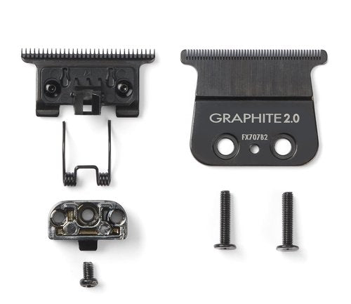 BaBylissPRO Barberology Deep Tooth Graphite Replacement Blade for Outlining Hair Trimmers (FX707B2), Black