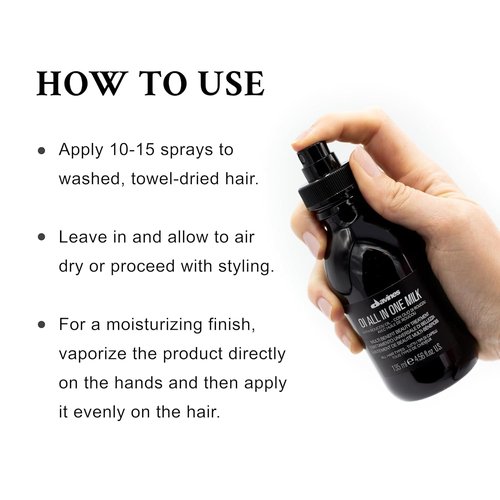 Davines All In One Milk Lotion - Nourishing Hair Treatment + Minu Shampoo & Conditioner Set