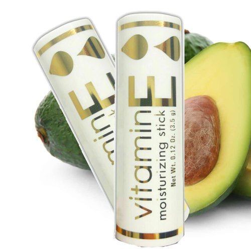 Pure Pride Vitamin E Oil Lip Stiks - 2 Pack Vitamin E Hydrating Moisturizing Lip Balm