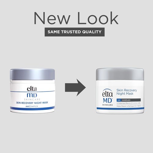 EltaMD Skin Recovery Overnight Face Mask - Moisturizing Night Cream for Sensitive Skin | 1.7 oz Jar