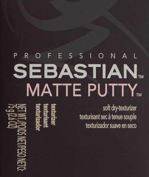 Sebastian Professional Matte Putty - Strong Hold Styling Cream for Textured Hair, 2.5 oz.