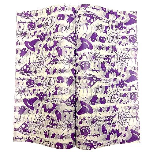 Halloween Wax Paper Sheets 100 Pack Food Wraps for Party & Food Service