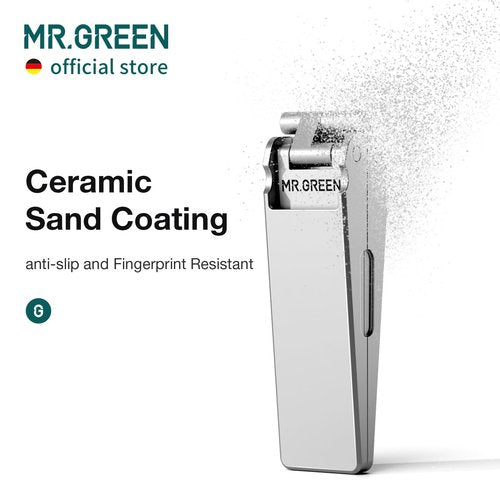 MR.GREEN Innovative Folding Nail Clippers Collapsible Nail Cutters Stainless Steel Nail Scissors Portable Travel Manicure Tools