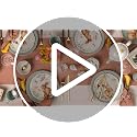 Lenox Pumpkin 10-Piece Mini Porcelain Halloween Hanging Ornament Set - Variation of THIS listing: Pumpkins