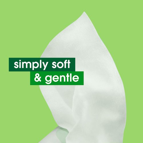 Simple Kind To Skin Micellar Makeup Remover Wipes - Face Wipes Instantly Remove Waterproof Makeup - Enriched with Vitamin B5 and E - Vegan - 6 pc