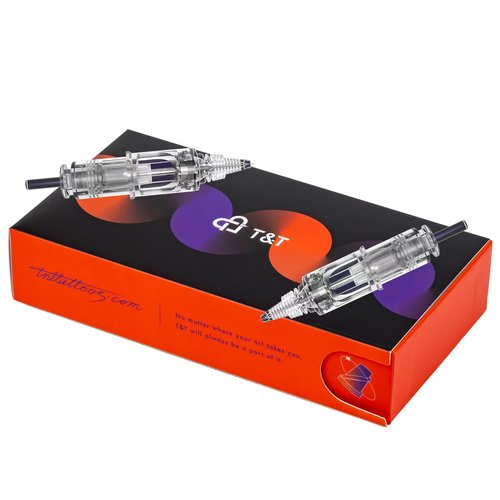 T&T AWE Tattoo Needles – Round Liner, Round Shader & Magnum Cartridges, 20PCS per Box, Durable Stainless Steel, Compatible with Major Tattoo Machines (AMZ-A1207RL)