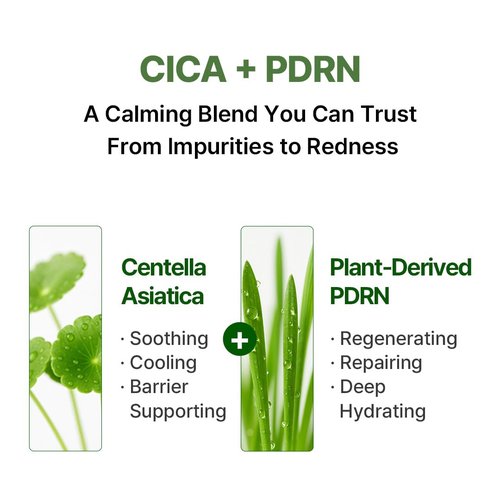NACIFIC Cica PDRN Barrier Repair Cream, Korean Moisturizer with 76% Centella Asiatica, Skin Barrier Strengthening & Deep Hydration for Dry Sensitive Skin, Low pH Calming Face Cream, 1.76 oz (50g)