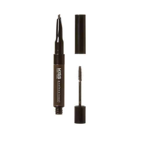 Kiss New York Sculpting Brow Pencil - Brunette Shade for Perfectly Defined Brows