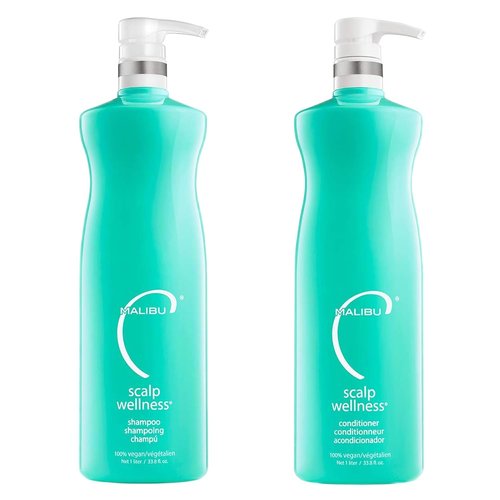 Malibu C Wellness Shampoo & Conditioner Duo - Nourishing Formula | 33.8 oz Each